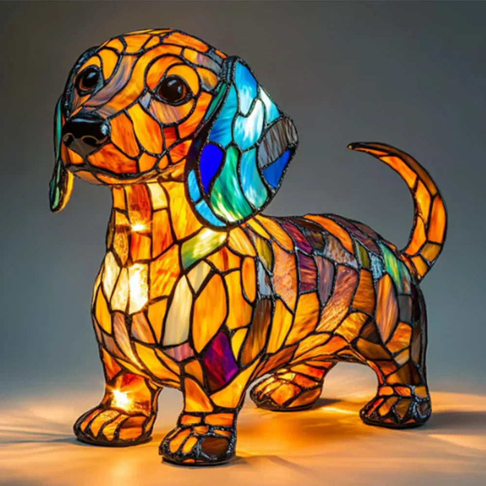doggie - Lámpara artesanal que hace brillar los corazones