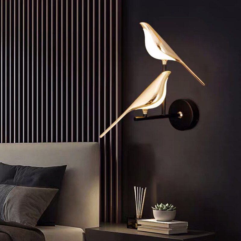 MrBird™ | Aplique de pared moderno con forma de aves